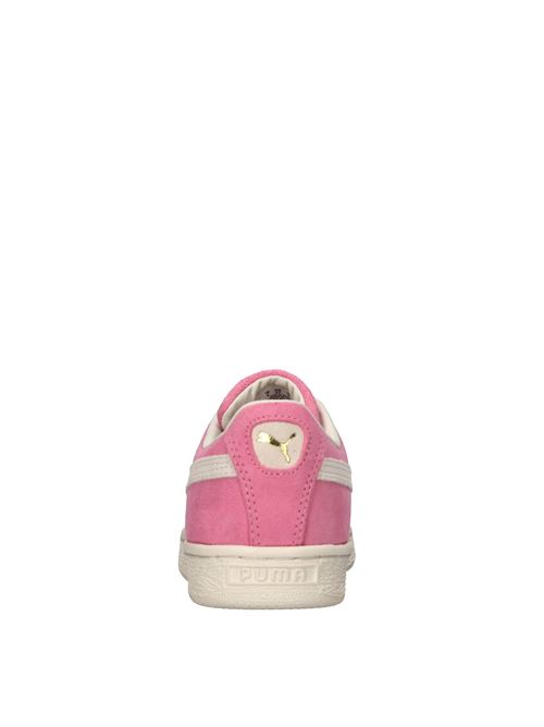 Sneakers in camoscio. PUMA | SUEDE NEONROSA-BEIGE